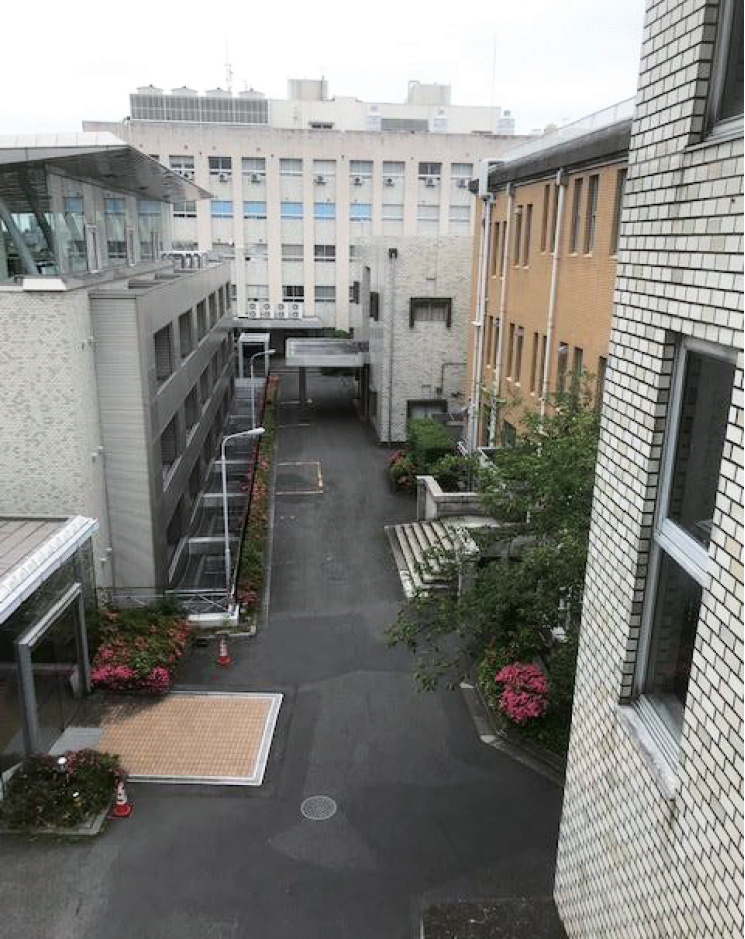 図書館棟から基礎教育研究棟